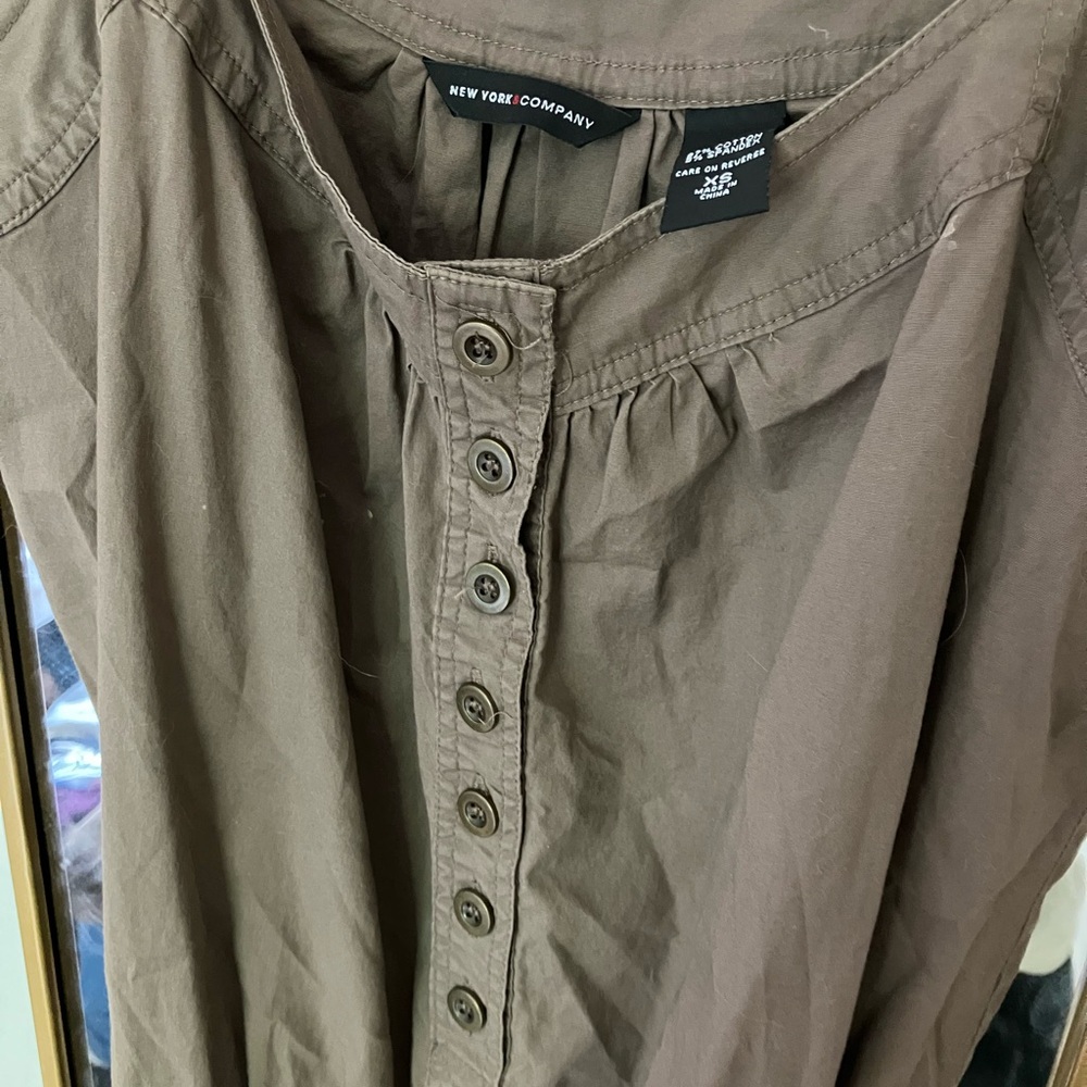 Button-Front Jumpsuit - Picture 3 of 3